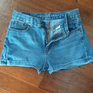 American Eagle Outfitters Women's Denim Blue Shorts